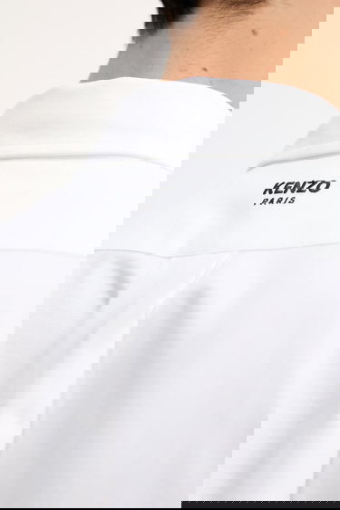 Skjorte KENZO Kenzo Regular Fit Shirt with Classic Collar Hvid | FF65CH4109LO, 4