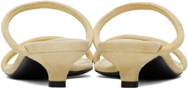 Tilbehør TOTEME TOTEME 'The Minimalist' Heeled Suede Sandals Beige | 243-WAS2065-LE0045, 1