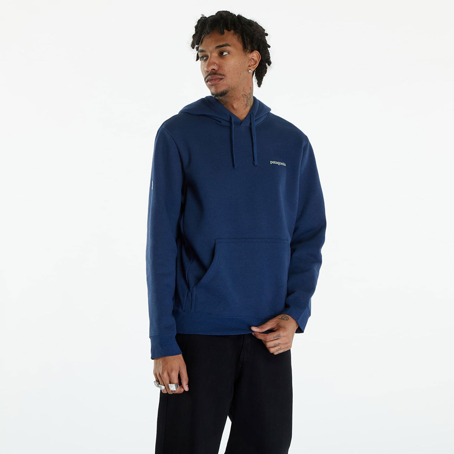 Sweatshirt Patagonia Fitz Roy Icon Uprisal Hoody Lagom Blue Blå | 39666 LMBE, 0