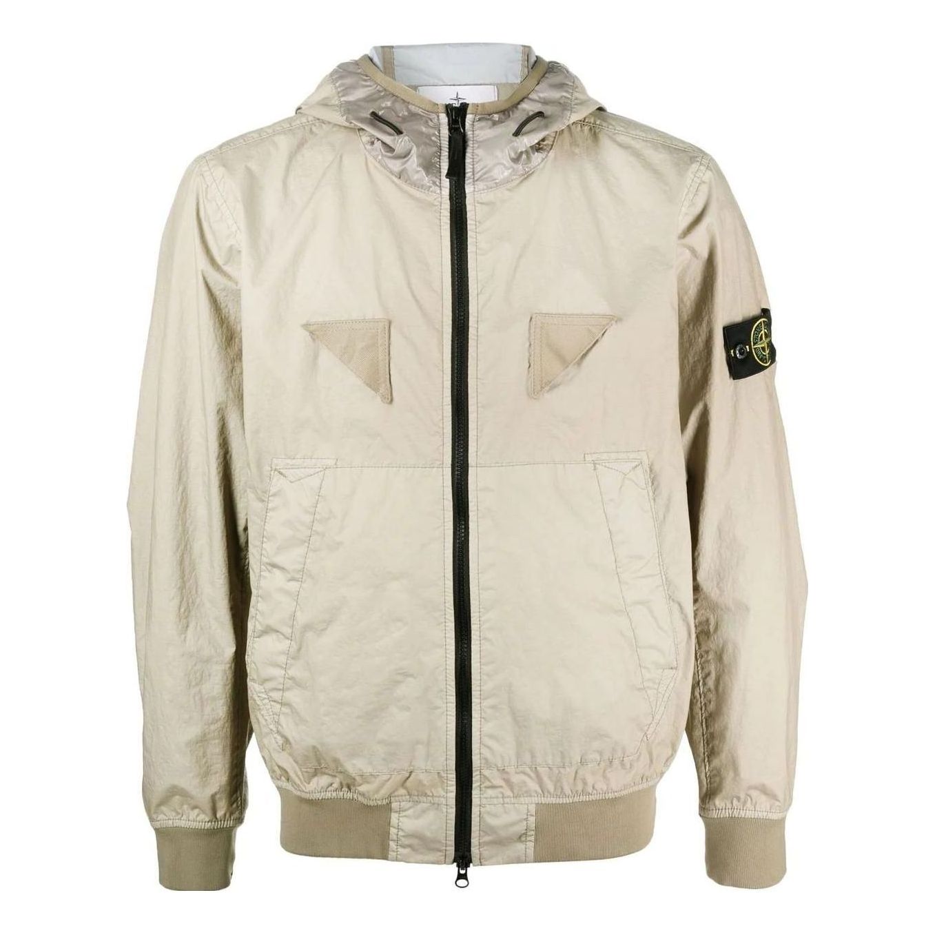 Bomberjakke Stone Island Stone Island Membrana 3L TC Hooded Jacket Beige | 781540723-V0092, 0