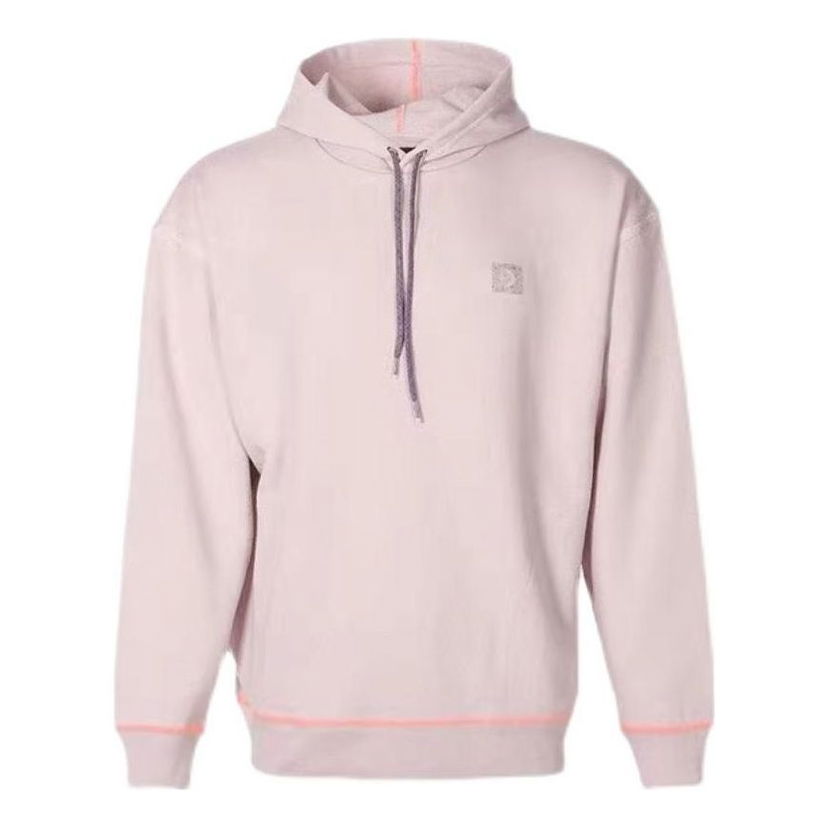 Sweatshirt Converse Logo Pullover Hoodie Lyserød | 10020388-A04