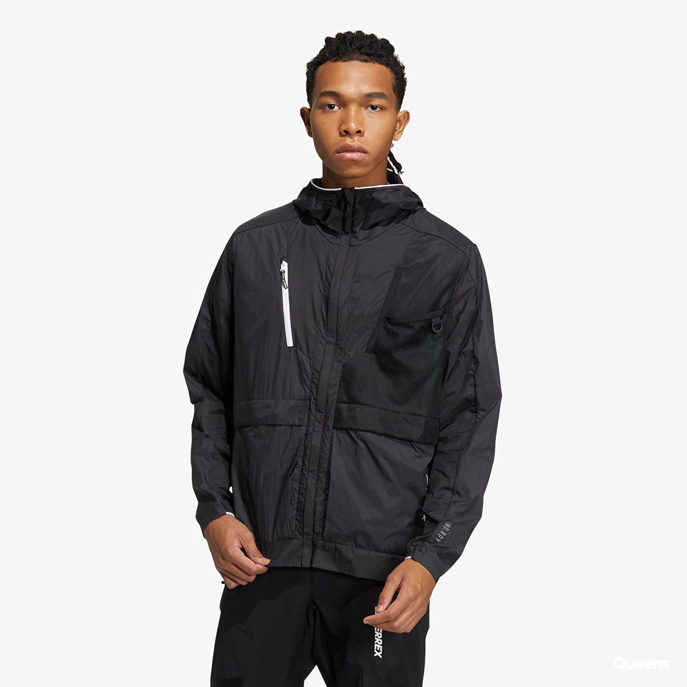 Vindjakke adidas Originals U Voyg Light Wint Breaker Sort | HE5182, 0