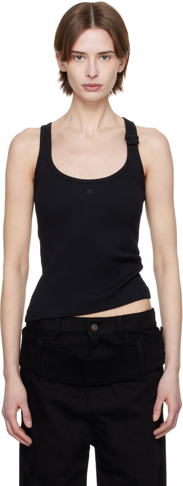 Tanktop Courrèges Courrèges 90's Rib Tank Top Sort | 125JDE123JS0194, 0