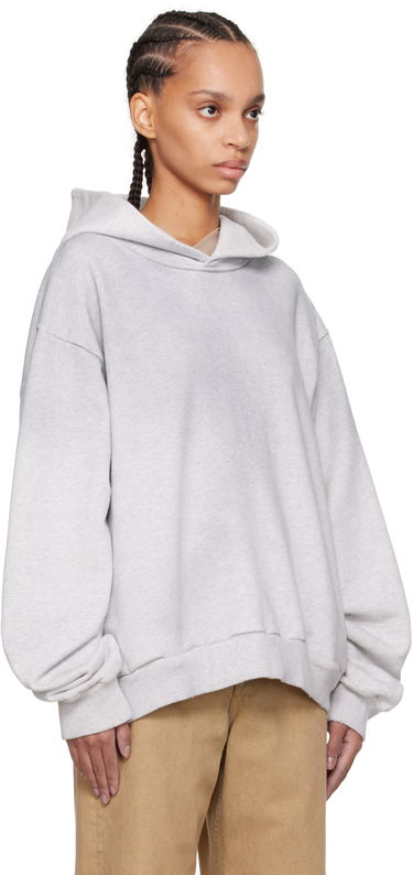 Sweatshirt Acne Studios Distressed Hoodie Grå | CI0159-, 1