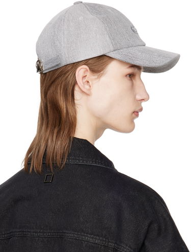 Kasket Solid Homme Solid Homme Logo Cap Grå | S241AC01, 2