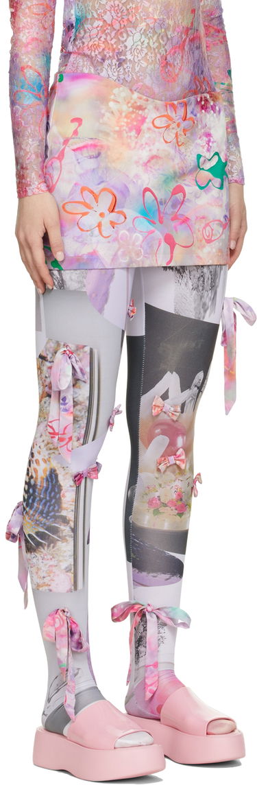 Leggings Collina Strada Collina Strada Printed Mini Skirt Flerfarvet | XX7110 DENIM, 1