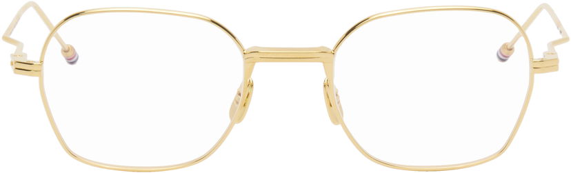 Solbriller Thom Browne Thom Browne Rectangular Glasses Gul | UEO936A-G0001