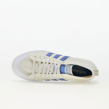 Sneakers og sko adidas Originals Nizza Platform Mid W Off White/ Blue Fusion/ Cloud White Hvid | FZ6189, 2