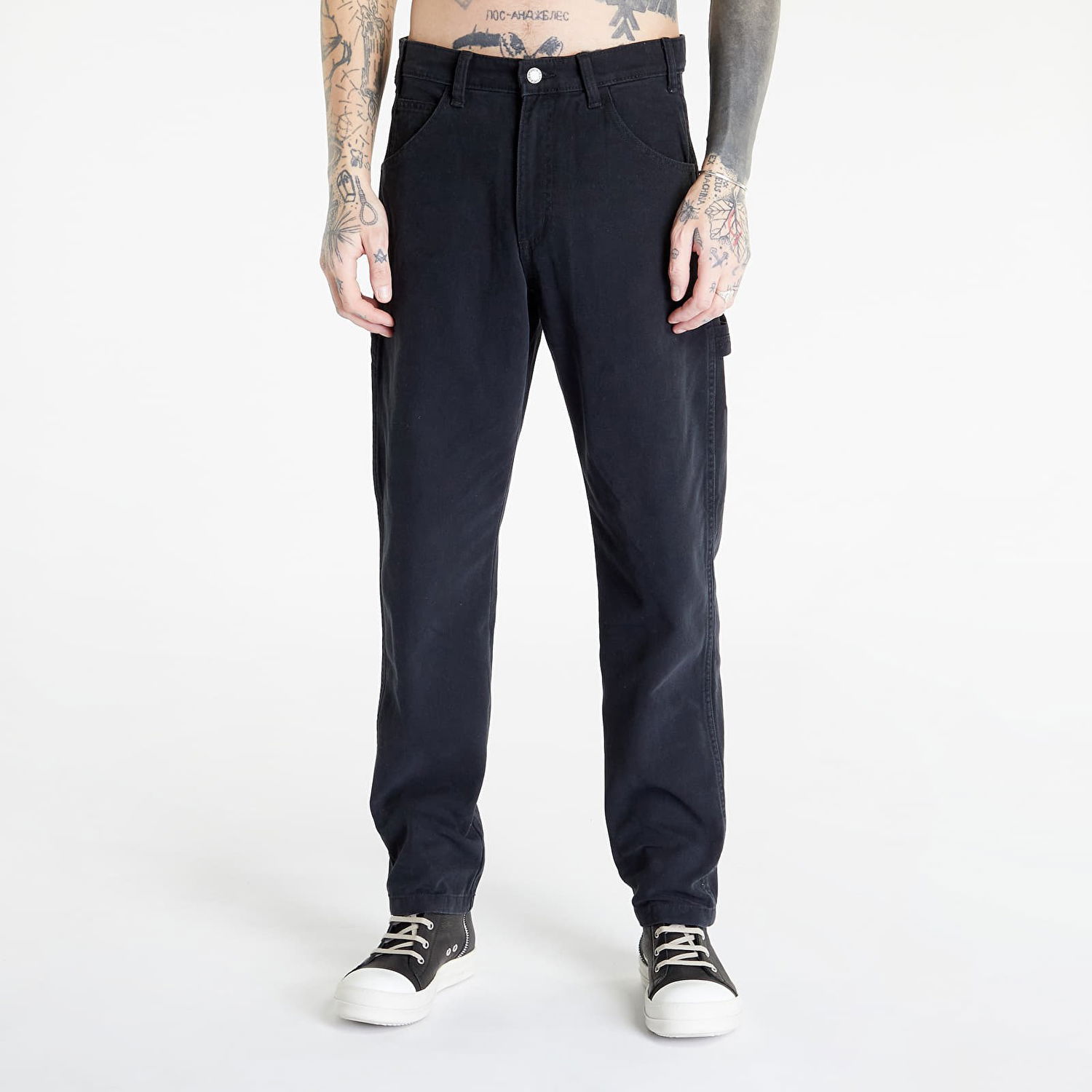 Bukser Dickies Duck Canvas Carpenter Pant Sort | DK0A4XIFC401, 1