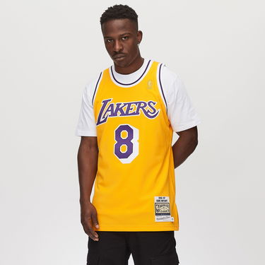 Jersey Mitchell & Ness NBA AUTHENTIC JERSEY LOS ANGELES LAKERS HOME 1996-97 KOBE BRYANT #8 Gul | AJY4GS18091-LALLTGD96KBR, 1