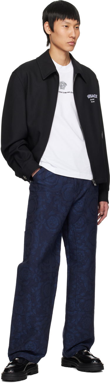 Bomberjakke Versace Versace Medusa Gallery Wool Blouson Jacket Sort | 1018846_1A13489, 3