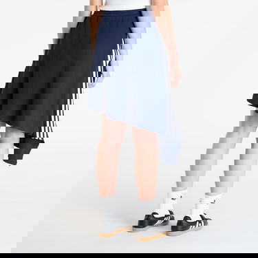 Nederdel adidas Originals Ribbed Asymmetric Skirt with 3-Stripes Mørkeblå | KS7782, 2