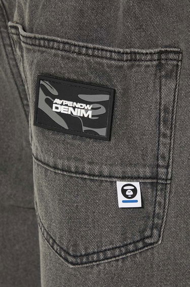 Jeans AAPE by A Bathing Ape AAPE Relaxed Fit Jeans AAPJNMA665XXM Grå | AAPJNMA665XXM, 4
