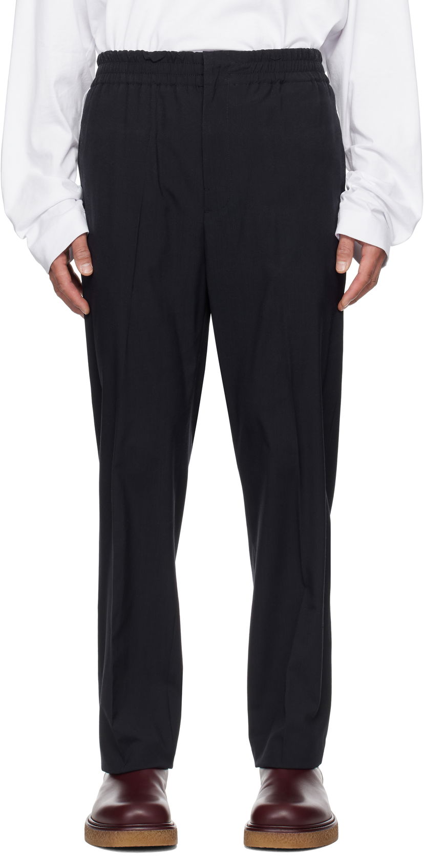 Bukser Bottega Veneta Bottega Veneta Fine Wool Trousers Sort | 811897V4XP04246