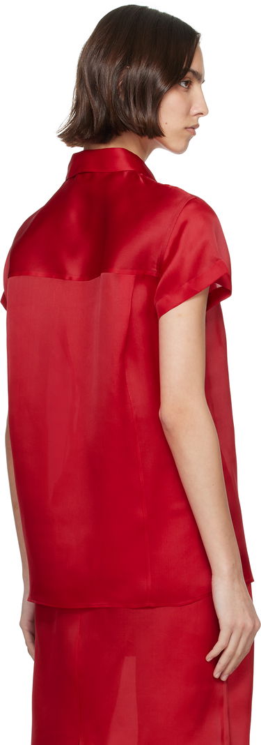 Skjorte Khaite KHAITE Keefe Silk Shirt Rød | 23833002, 2