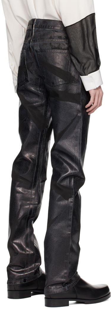 Jeans Helmut Lang Helmut Lang Foiled Jeans Sort | O01DM206, 2