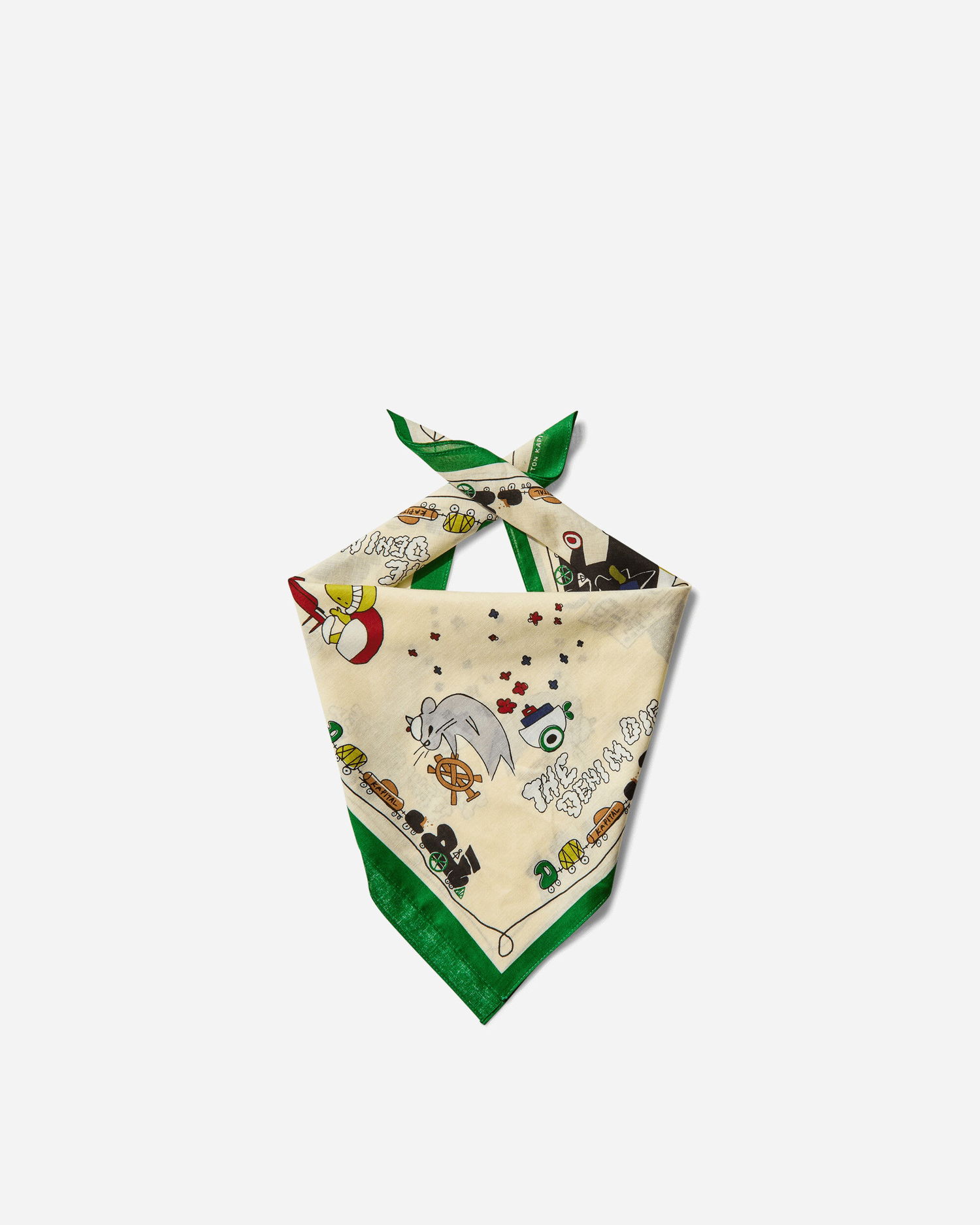 Tørklæde KAPITAL Bandana Peckish Rainbowy Park Flerfarvet | K2504BA530 GREEN, 0