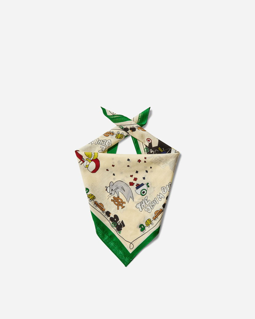 Tørklæde KAPITAL Bandana Peckish Rainbowy Park Flerfarvet | K2504BA530 GREEN