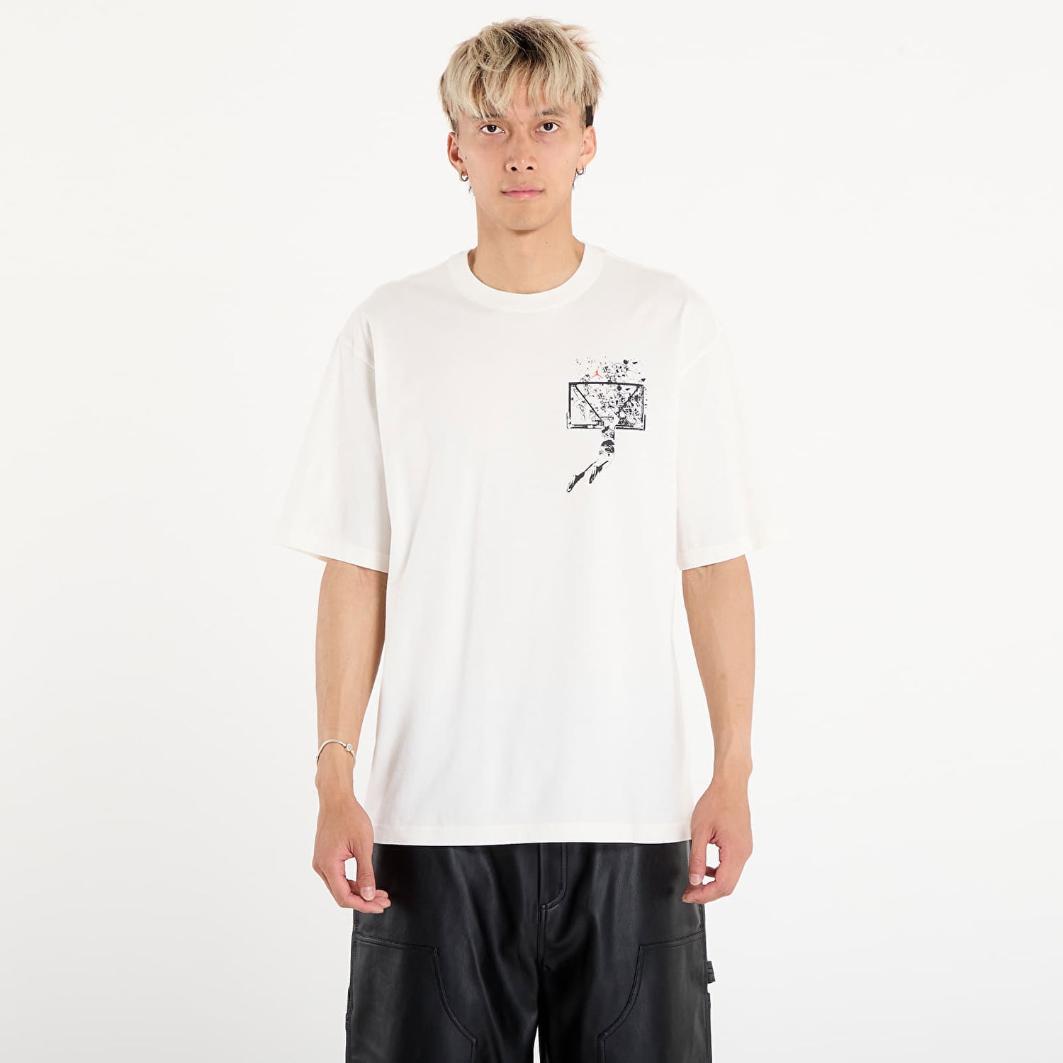 T-shirt Jordan Jordan Brooklyn Oversized Graphic T-Shirt Hvid | IB3297-133, 0