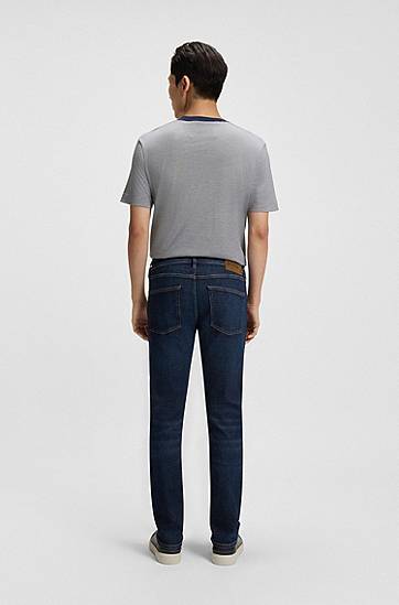 Jeans BOSS Slim-Fit Performance Denim Jeans Blå | 50542530, 1