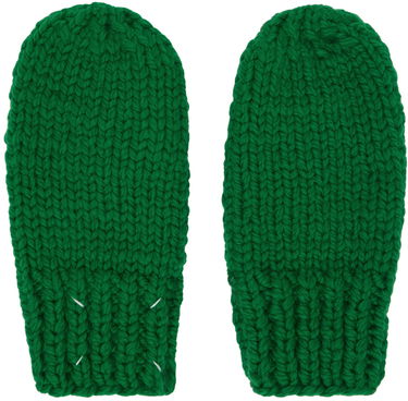 Handsker Maison Margiela Childish Stitches Mittens Grøn | S50TS0036 S18420, 0