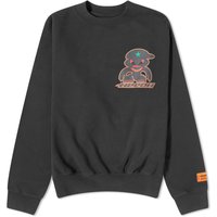 Sweater HERON PRESTON Monster Crewneck Sort | HMBA020F23JER0081007, 1