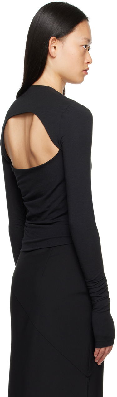 T-shirt Helmut Lang Helmut Lang Shrug Long Sleeve T-Shirt Sort | N06HW518, 2