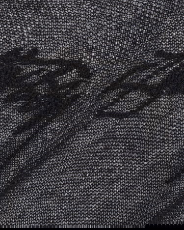 Sweater Stüssy Loose Knit Logo Sweater Sort | 117180 BLAC, 5