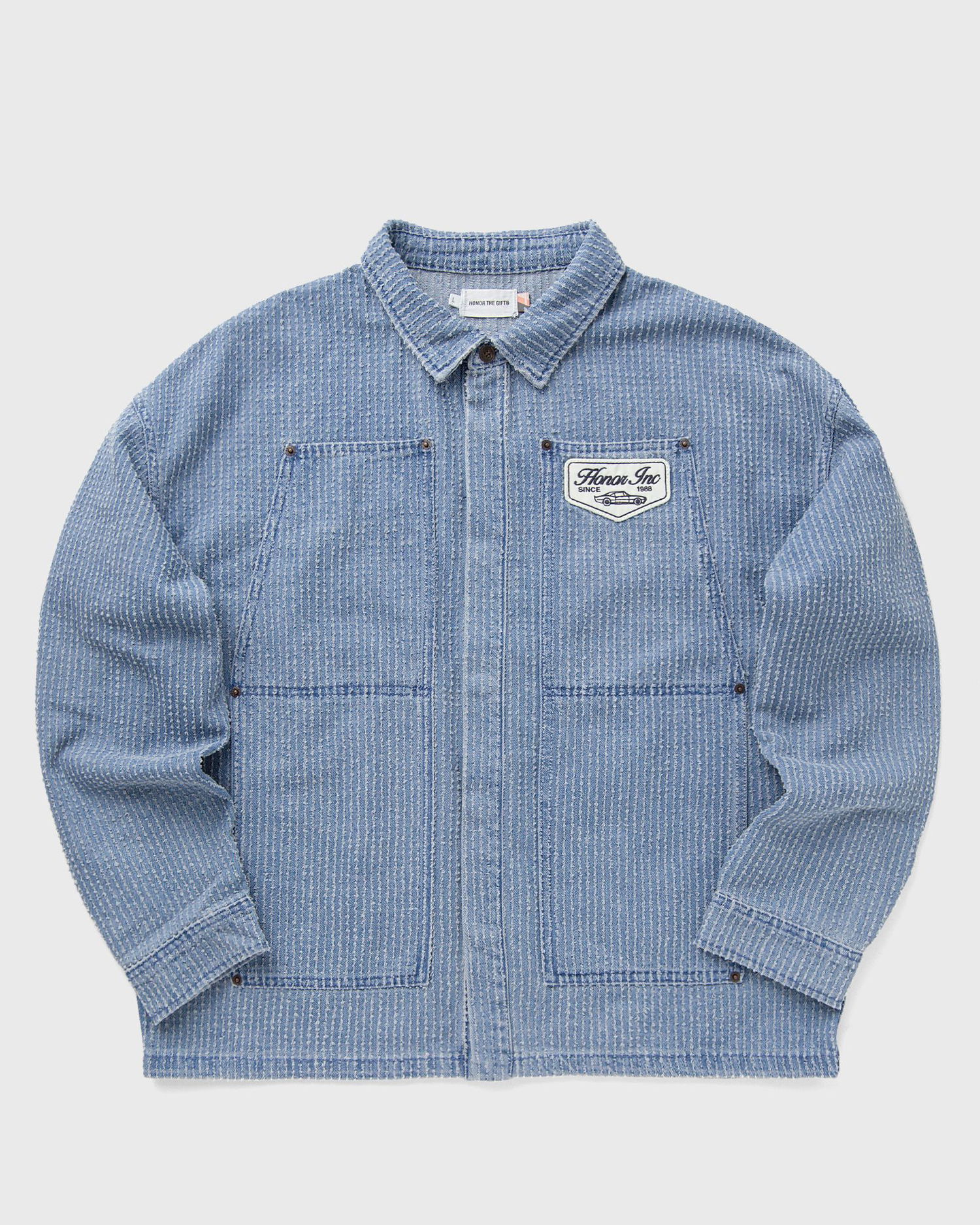 Skjorte Honor The Gift Honor Inc. Cover Shirt Blå | HTG250153-INDIGO, 0