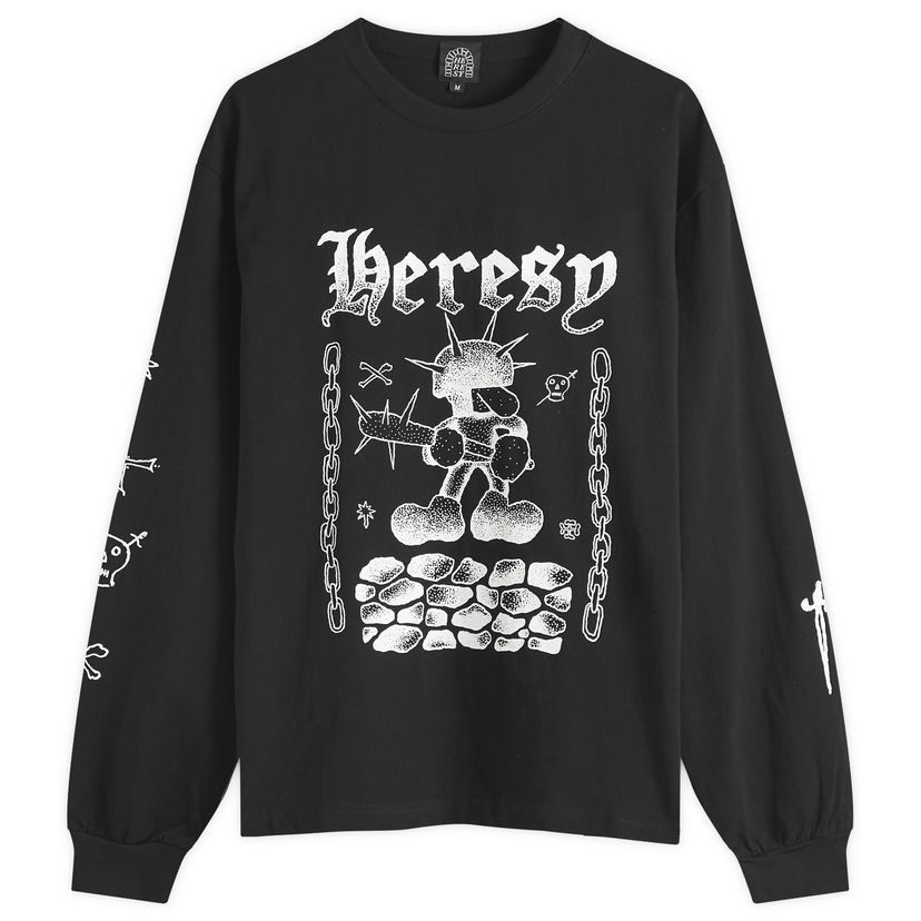 T-shirt Heresy Heresy Fightin' Longsleeve T-Shirt Sort | HSS25-T11B