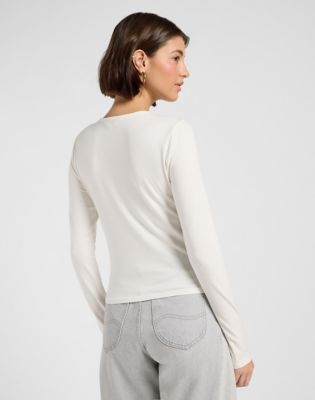 T-shirt Lee Slim Corset Top Hvid | 112370971, 0