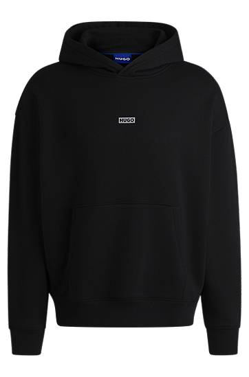 Sweatshirt BOSS Hugo Loose Fit Hoodie Sort | 50510724