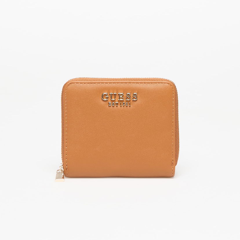 Tegnebog GUESS GUESS Talent Small Zip Around Wallet Brun | SWNG9669137-CAR