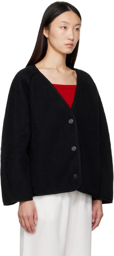 Jakke Baserange Fortu V-Neck Button-Up Cardigan Jacket Grøn | OUFJ-BW-AU25, 4