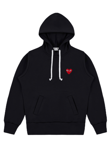 Sweatshirt Comme des Garçons PLAY Hoodie Sort | AZ T173 051 1