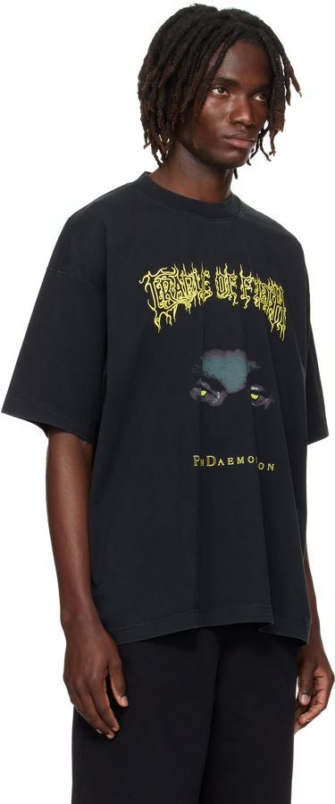 T-shirt VETEMENTS Vetements Cradle of Filth Pandaemonaeon Oversized T-Shirt Sort | UCF76TR550B, 1