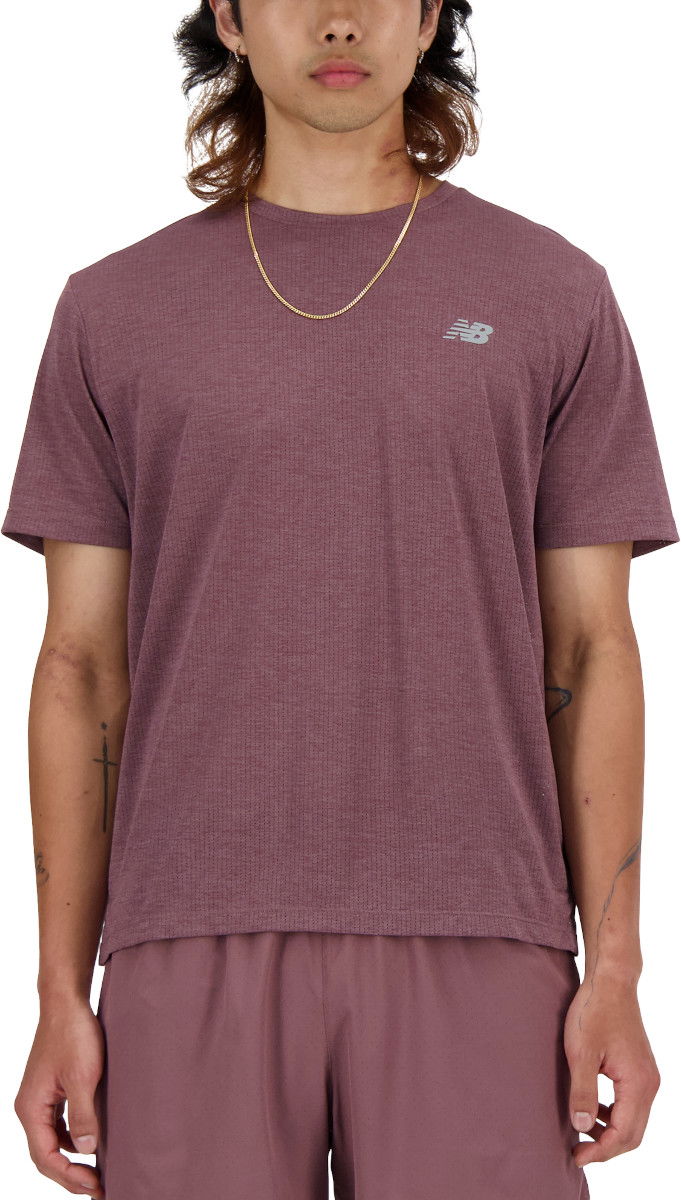 T-shirt New Balance Athletics T-Shirt Bourgogne | mt41253-lrc, 0