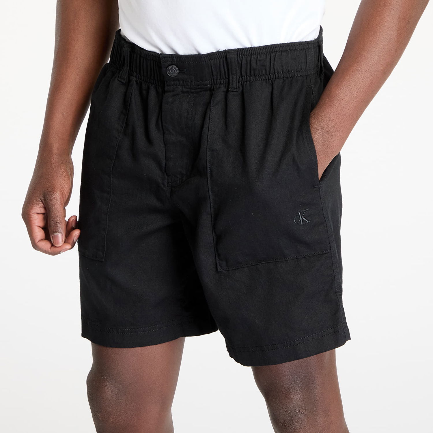 Shorts CALVIN KLEIN Calvin Klein Jeans Linen Shorts Sort | J30J327300 BEH, 1