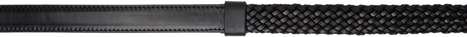 Bælter Dolce & Gabbana Dolce&Gabbana Calfskin Braided Belt Sort | BC4924A9Q22, 1