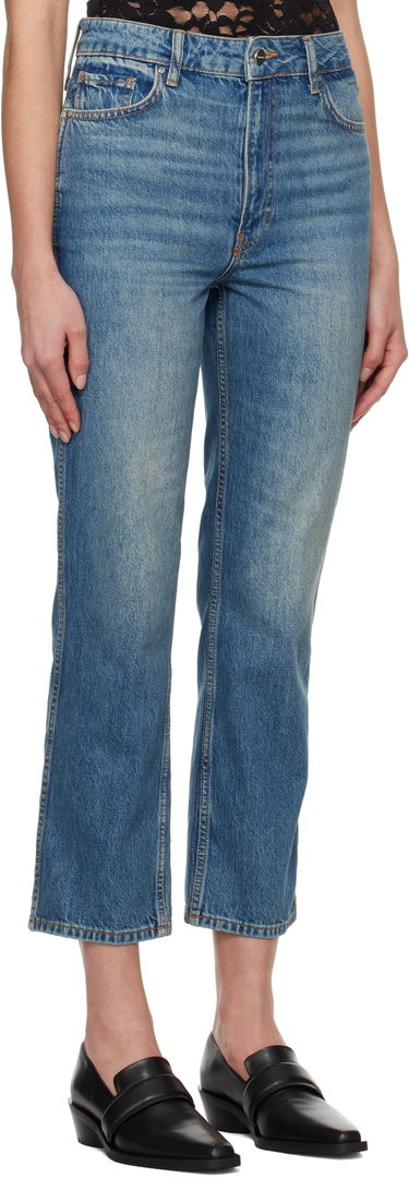 Jeans Anine Bing Anine Bing Vin Straight Leg Jeans Blå | A-06-10394-WHD26, 1