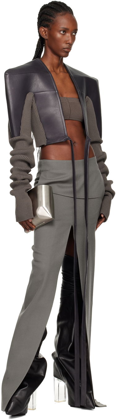 Nederdel Rick Owens Concordians Sliced Maxi Skirt Grå | RO02E4387 WD, 3
