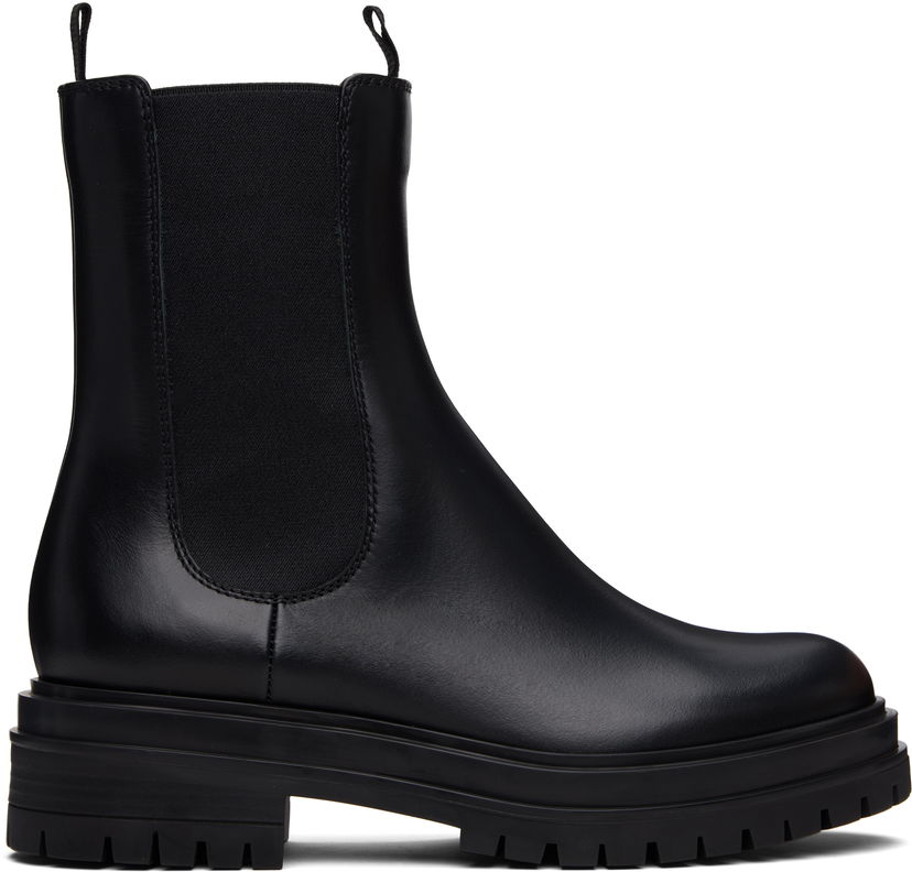Tøj Gianvito Rossi Gianvito Rossi Chester Chelsea Boots Sort | G73462-20GOM-CLN
