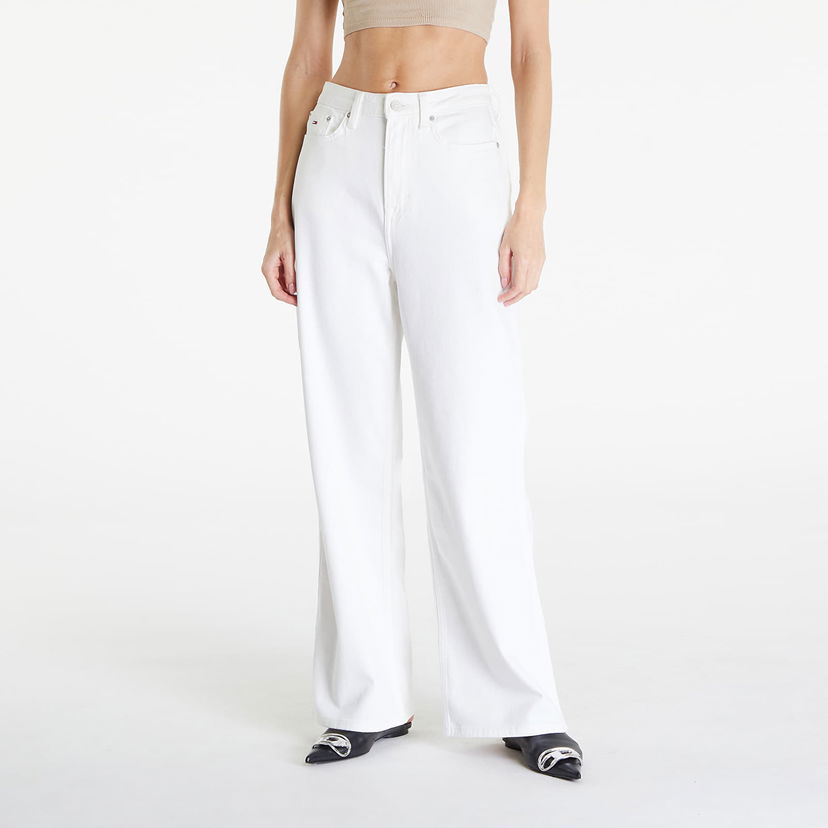 Jeans Tommy Hilfiger Gmd Claire High Rise Wide Jeans White Hvid | DW0DW17766 YBH