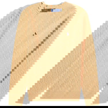 Sweater Polo by Ralph Lauren Wool Cashmere Crewneck Beige | 710876762009, 0
