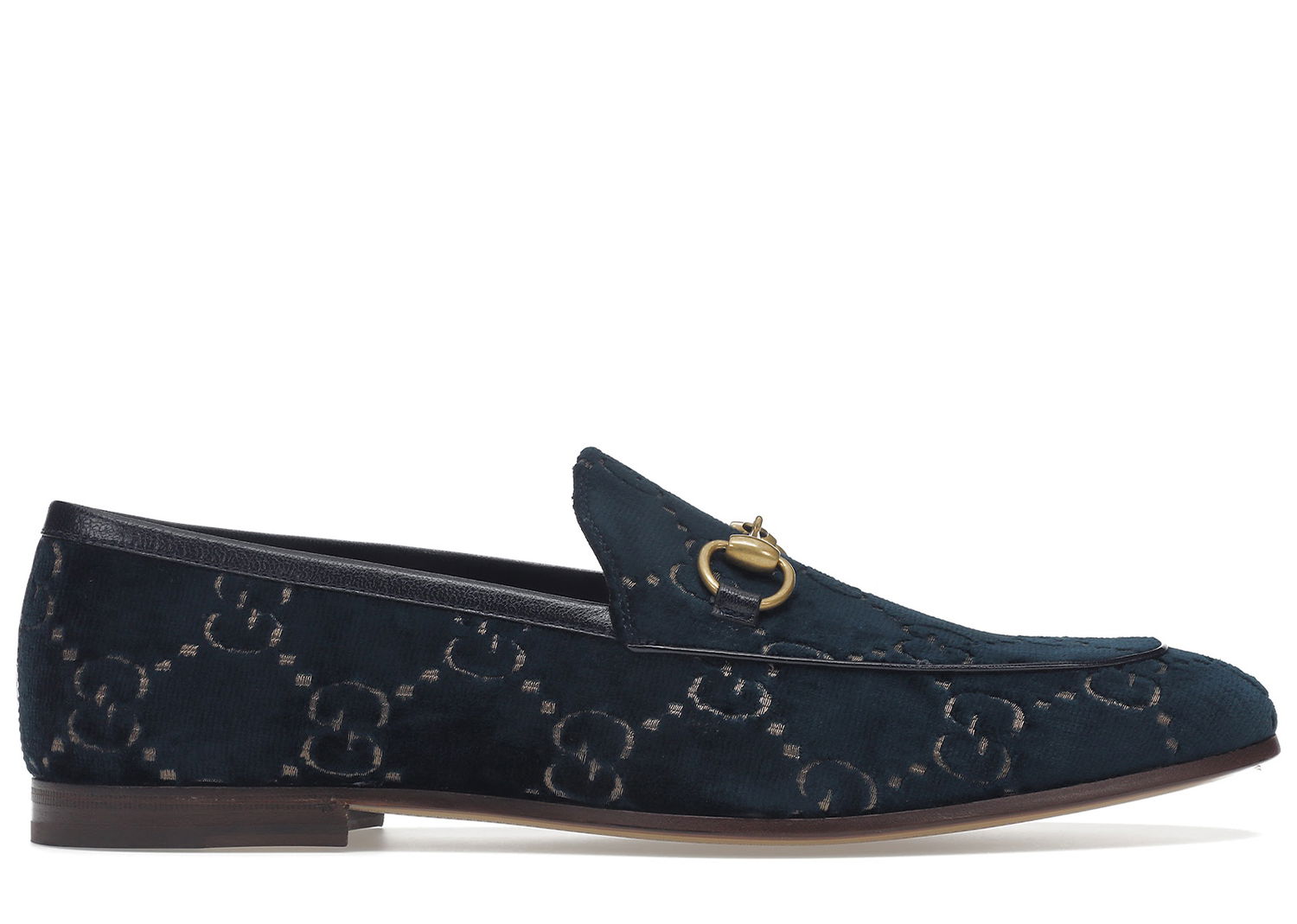 Sneakers og sko Gucci Jordaan GG Loafer 'Blue' Velvet Mørkeblå | 430088 9TI90 4286, 0