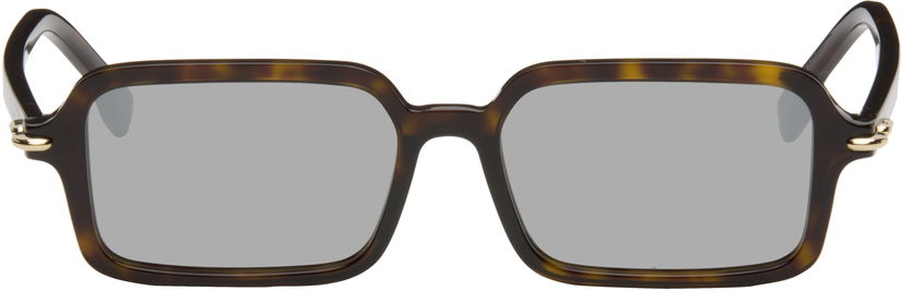 Solbriller FENDI Fendi Selleria Rectangle Sunglasses Brun | FE40174FW5452C 192337228605