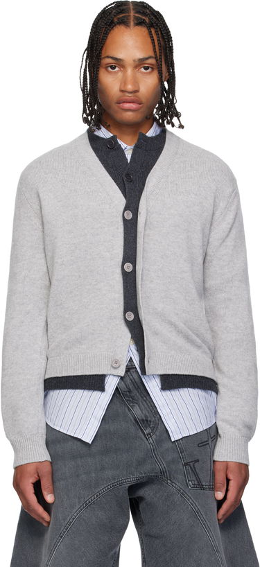 Sweater JW Anderson JW Anderson Layered Cardigan Grå | KW1434-YN0423, 0