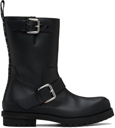 Sneakers og sko Stella McCartney Buckle-Strap Biker Boots Sort | 810435AP00P0, 0