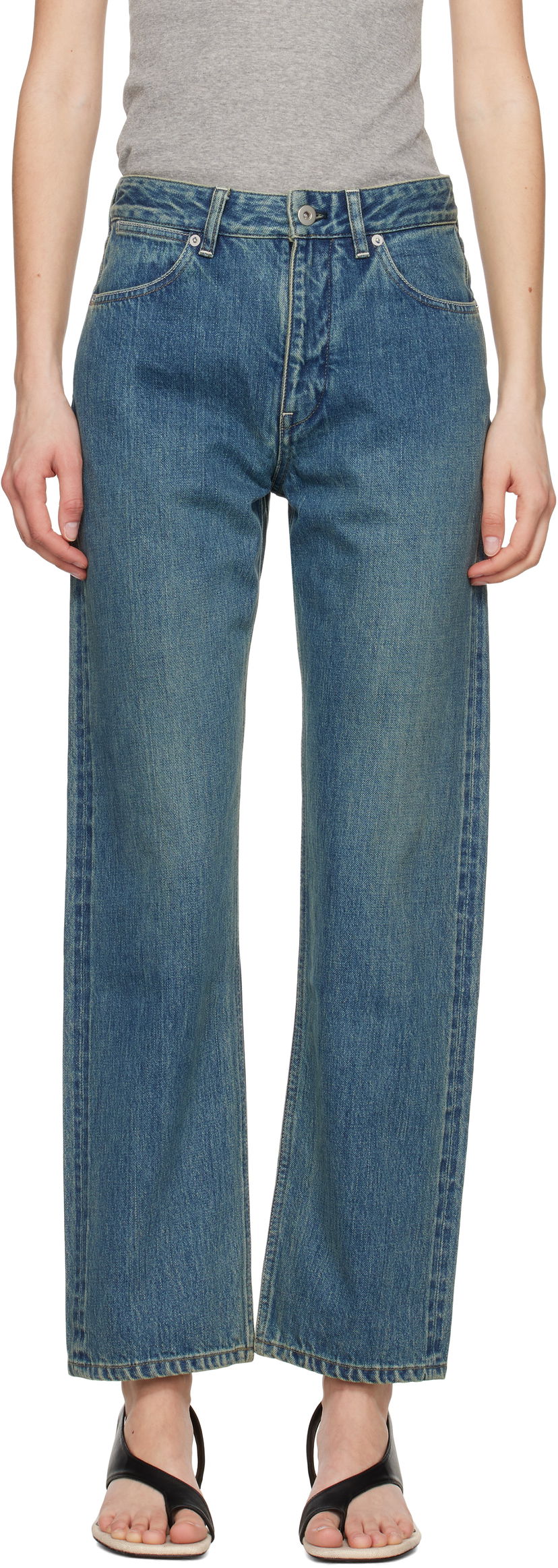 Jeans Jil Sander Jil Sander Slim Fit Jeans Blå | J40KA0243_J45291