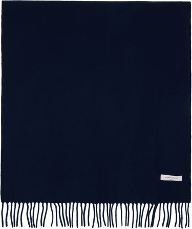 Tørklæde MAISON KITSUNÉ Fox Head Scarf Mørkeblå | PM06201BT3004, 1